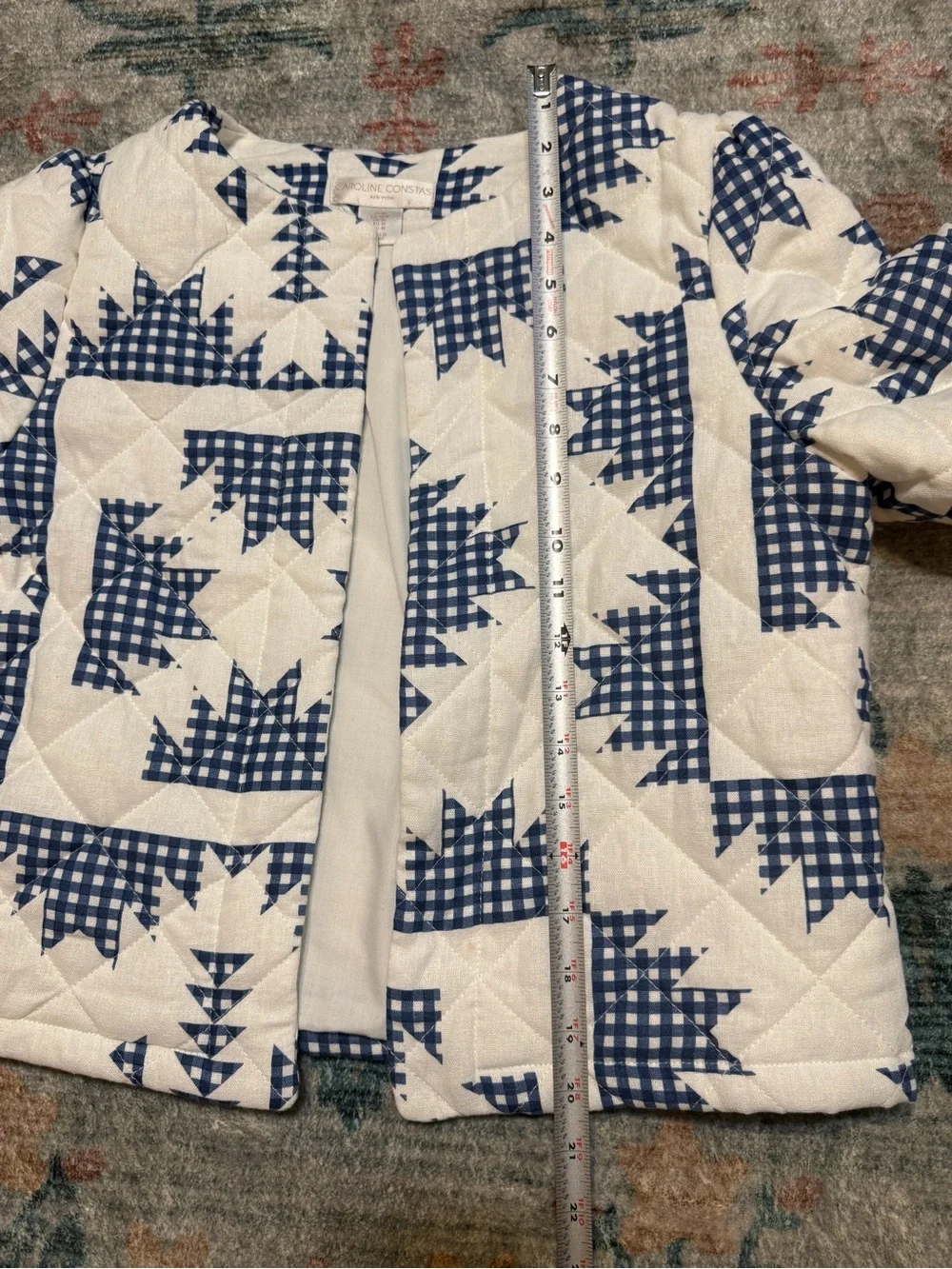 Caroline Constas cozy quilted